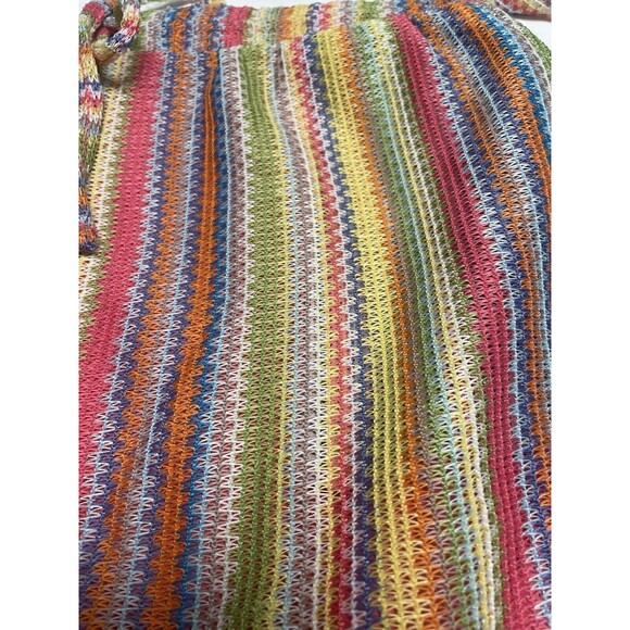 Derek Heart Size Crochet Knit Tank & Shorts Set L 11/13 BoHo Hippie Retro New - Picture 14 of 15